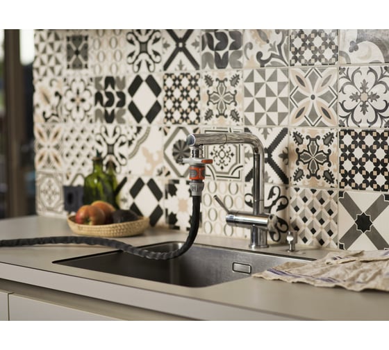 Текстильный шланг с комплектом для полива Gardena Liano 13 мм, 1/2", 10 м 18427-32.000.00