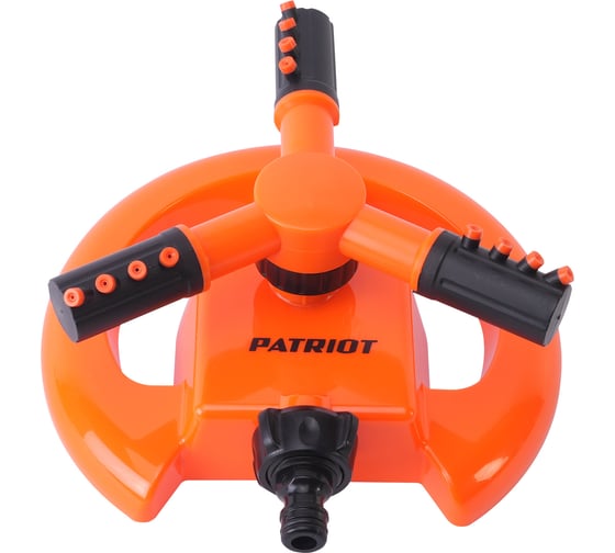 Дождеватель Patriot SAP-3 круговой, пластик, 3-лопастной, подставка 777001123