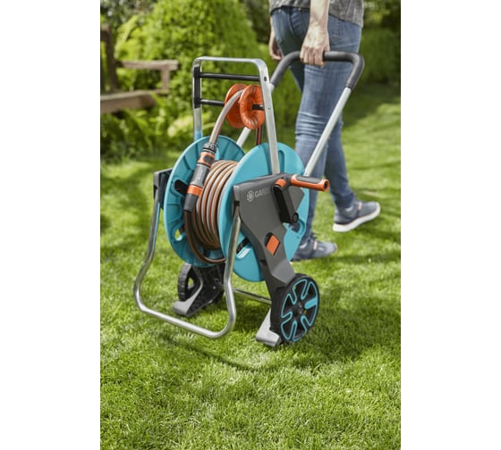 Тележка для шланга с комплектом для полива Gardena CleverRoll M Easy 18517-28.000.00