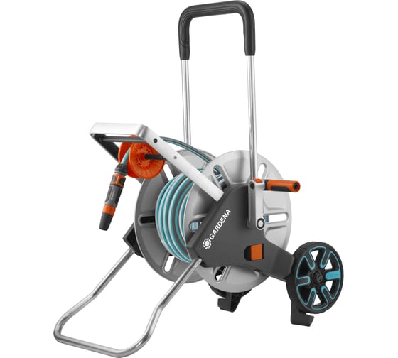 Тележка для шланга с комплектом для полива Gardena CleverRoll M металлическая 18547-40.000.00 1