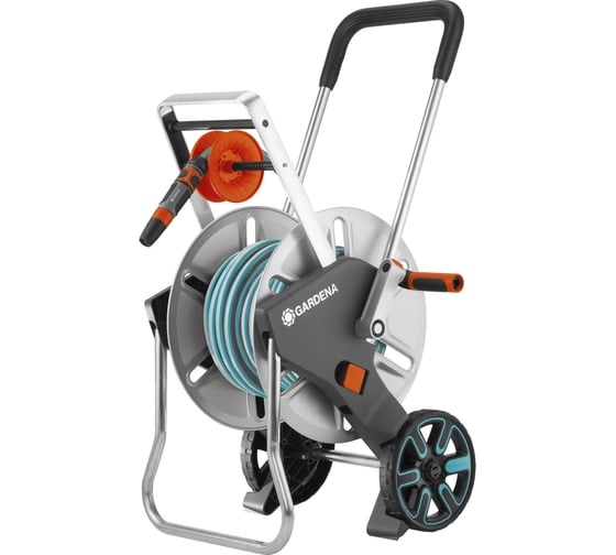 Тележка для шланга с комплектом для полива Gardena CleverRoll M металлическая 18547-40.000.00
