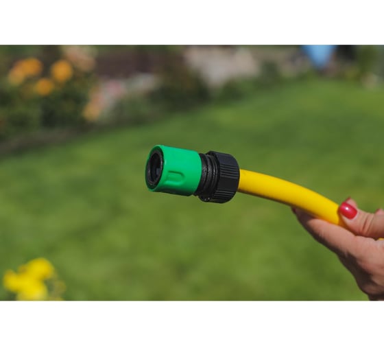 Насадка для полива СИМАЛЕНД коннекторы 3/4", 3/4" с аквастопом, штуцер 1/2"-3/4" 1762423