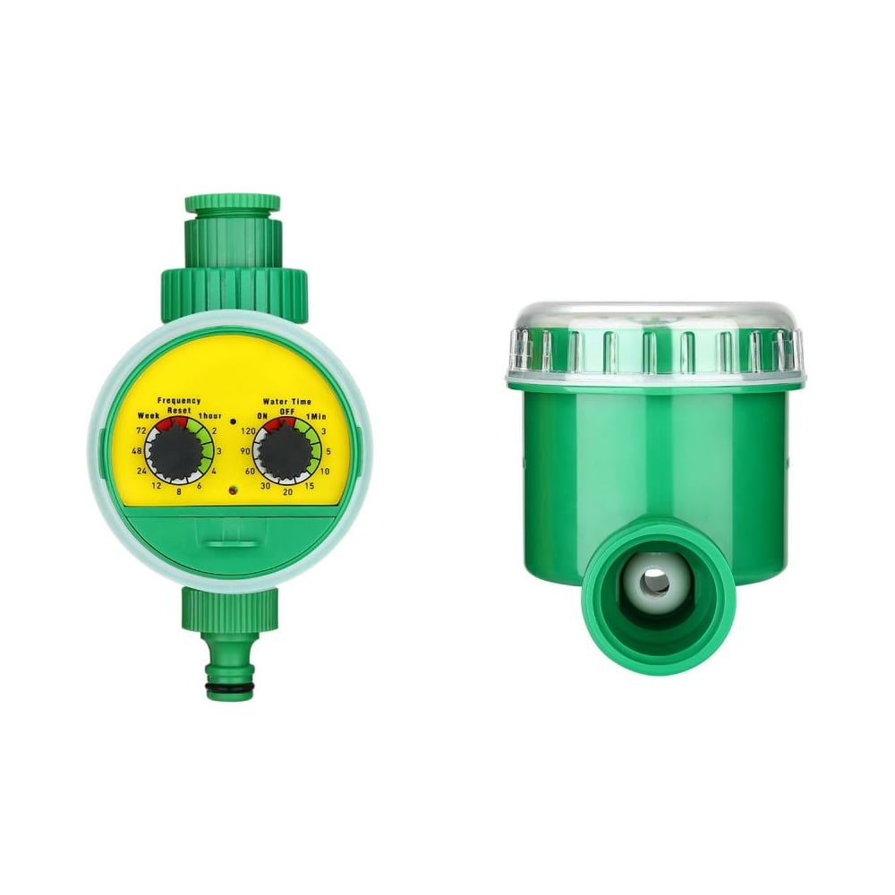 Электронный таймер для полива DEKO DKIT04 с шаровым механизмом, меню на ...