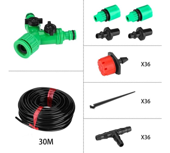 Комплект для капельного полива DEKO DKI30 шаровой таймер DKIT04 065-0958