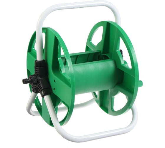 Катушка для шланга до 30 метров Greengo металл, pvc-пластик 4624666