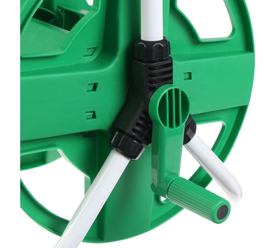 Катушка для шланга до 30 метров Greengo металл, pvc-пластик 4624666