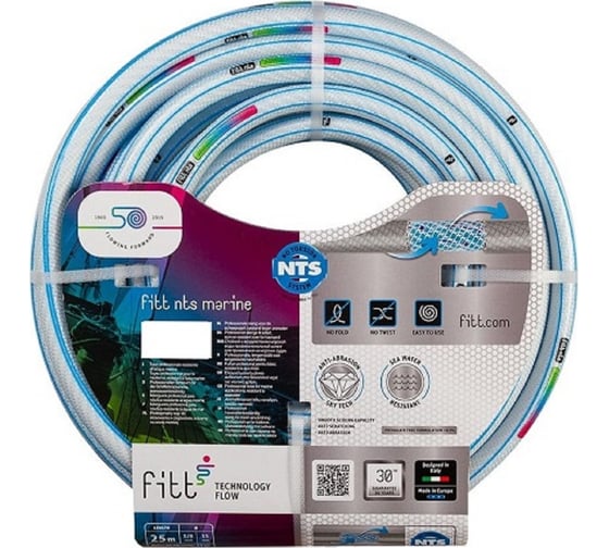 Пищевой противоскручивающийся шланг FITT NTS MARINE 3/4" 25м 1
