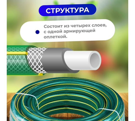 Поливочный шланг STARTUL Garden 1/2", 30 м ST6201-1/2-30