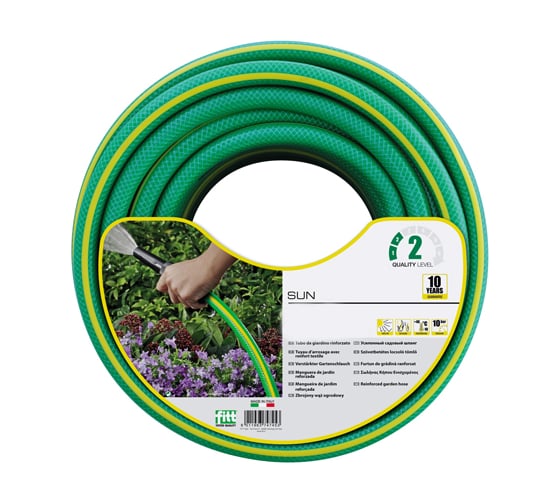 Шланг садовый армированный SUN 3/4", 25м FITT 7023400