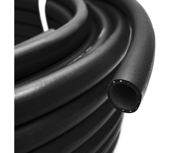 Резиновый шланг POLYAGRO BLACK ТЭП, 1", 50 м, армированный, морозостойкий 7558850