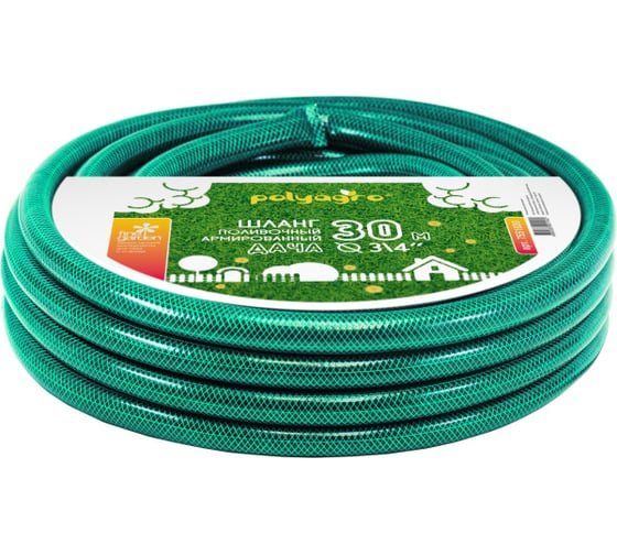 Поливочный армированный шланг POLYAGRO Дача 3/4", 30 м 7551830 1