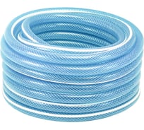 Поливочный армированный шланг POLYAGRO Подворье прозрачный, 3/4", 25 м 7551125