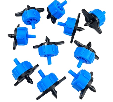 Нерегулируемая компенсированная разборная капельница Профитт 8 л/ч - 10 шт 2229675