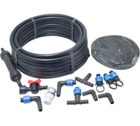 Капельный полив для теплицы 30 м2 MasterProf набор для огурцов и кабачков, 120 растений ДС.071650