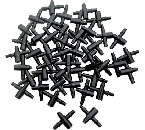 Стартовый тройник для микротрубки 3 мм Профитт 50 шт. 1892525