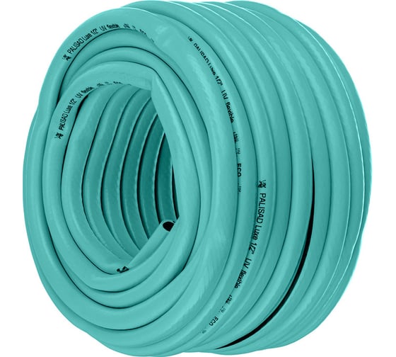 Четырехслойный поливочный шланг PALISAD luxe 1/2", 25 м, мята 67661