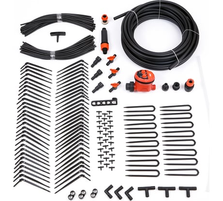 Капельный полив Жук от ёмкости, на 60 растений, с таймером 4607156367566