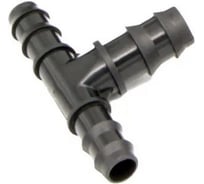 Тройник TUBOFLEX 16x19x16 мм, для ПНД трубки 16 мм, с переходом на 3/4", 10 шт. TFтройник16х19х16-10 4657780381377