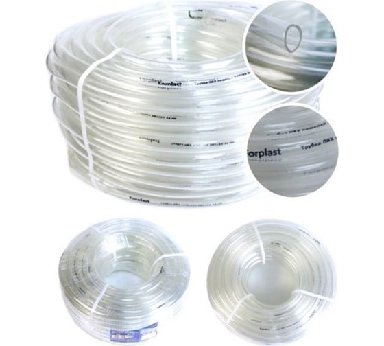 Пищевой шланг ForPlast пвх силикон экстра, 3/4", 50 м 005254