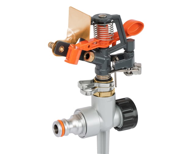 Импульсный металлический разбрызгиватель DAEWOO impulse round sprinkler spike DWS 1120