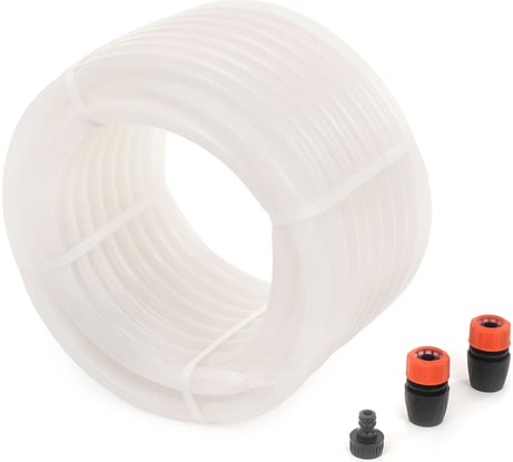 Поливочный люкс 3-х слойный шланг Жук Люкс 1/2", прозрачный, 25 м 7091-00 4630035337091