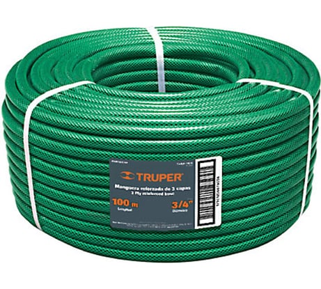 Шланг садовый трехслойный MAN-3/4R (3/4"; 100 м) TRUPER 19859