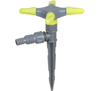 Четырехлучевой разбрызгиватель INBLOOM на пике, круговой, пластик 161-008