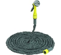 Растягивающийся шланг для полива INBLOOM 30 м, 5 режимов, коннектор, ТПЭ, полиэстер, пластик 168-034