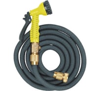 Растягивающийся шланг INBLOOM 7.5 м, латекс, полиэстер, латунь 168-022