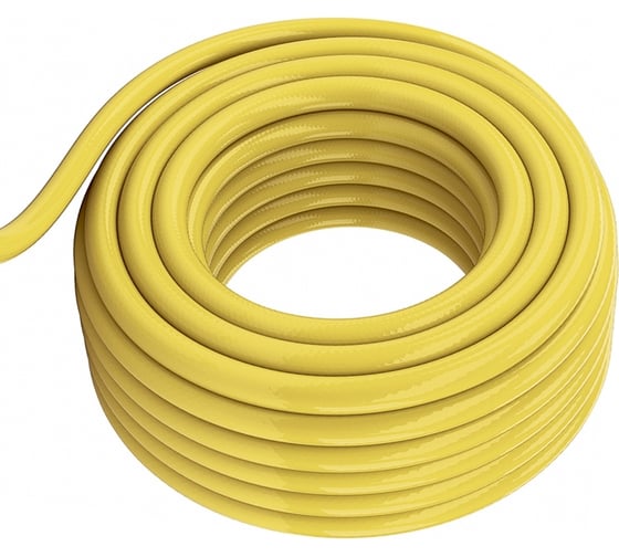 Садовый армированный шланг ТЕХПРОМ жёлтый, ПВХ, 3/4"x25м Ш-3425 00-00019863