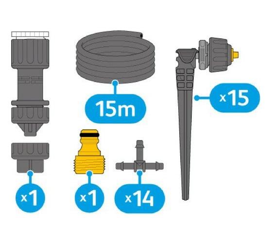 Комплект универсальный Micro (для 15 растений) Hozelock 70240000