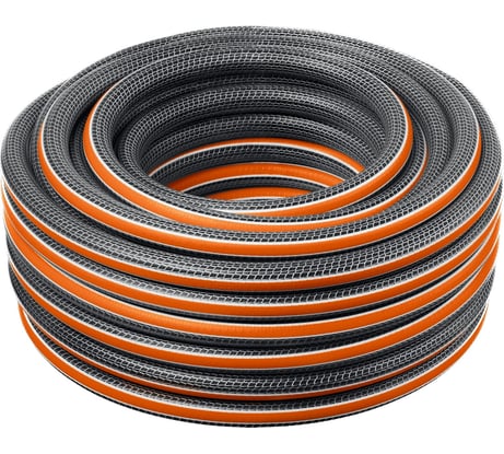 Поливочный шестислойный шланг Grinda Proline ultra 6 3/4", 50 м, 25 атм, двойное армирование 429009-3/4-50