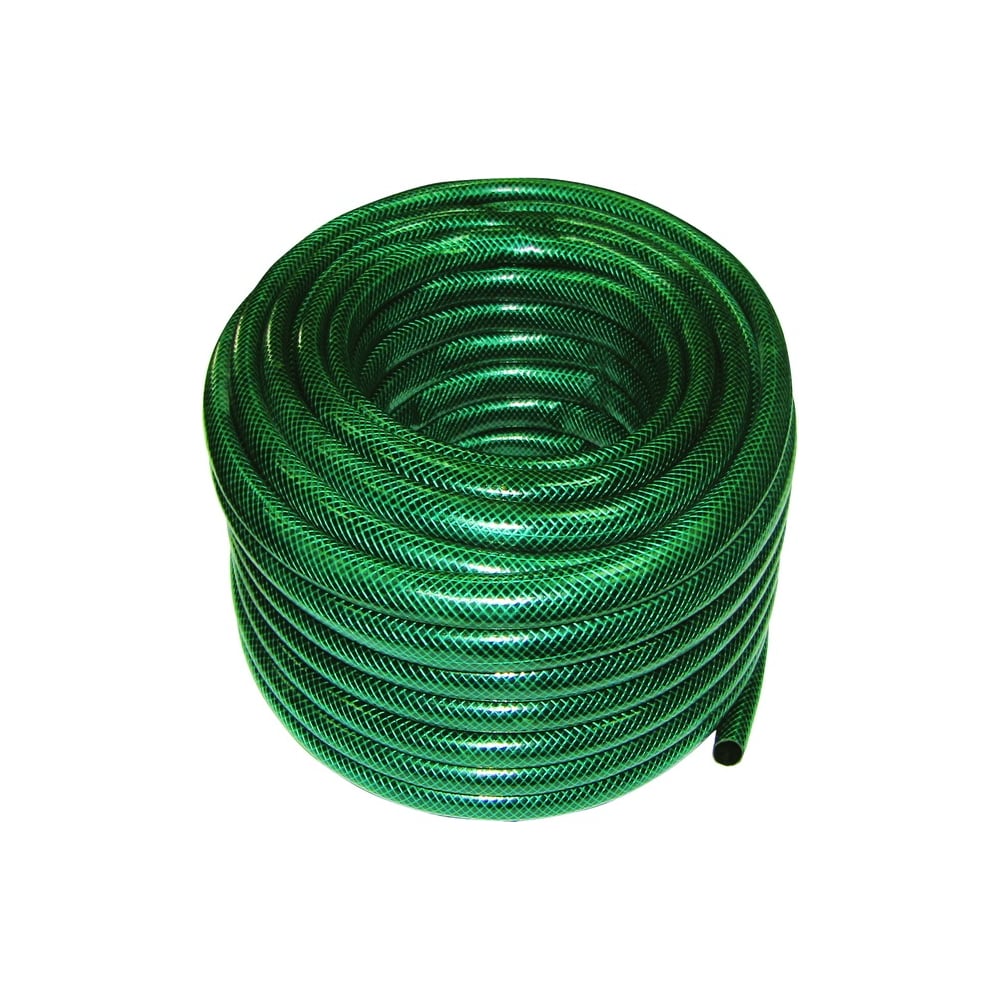 Поливочный шланг (армированный, трехслойный, зеленый) 1/2 дюйма х15м ...