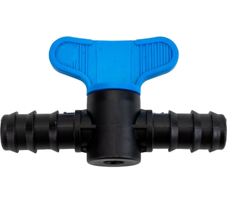 Кран для капельного полива 16 мм, для трубки, шланга, проходной MasterProf ДС.060100.ИМ