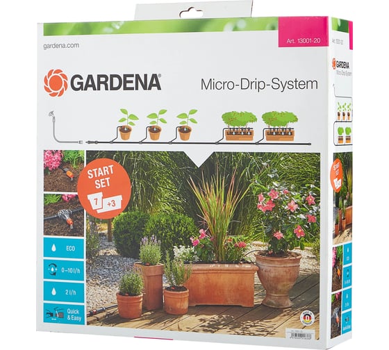 Базовый комплект микрокапельного полива Gardena 13001-20.000.00