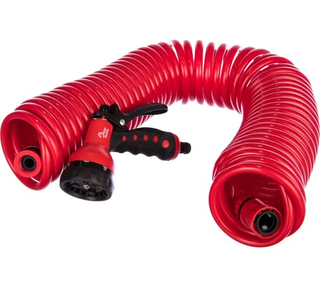 Многофункциональный пистолет-спринклер с 15-миллиметровым спиральным шлангом Top Tools 15A711