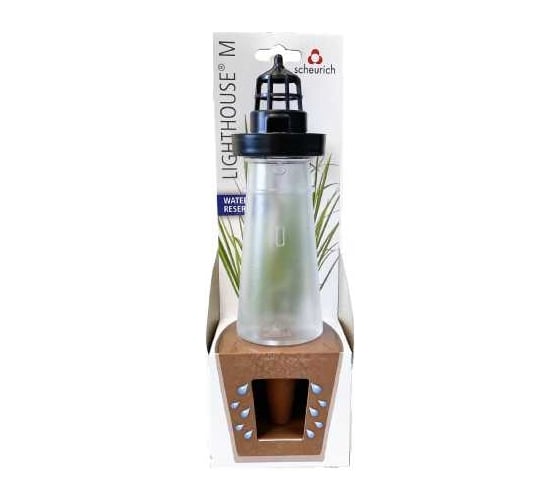Ороситель Scheurich 117 Маяк Lighthouse высота 26 см диаметр 3 см 150 мл черный 065505