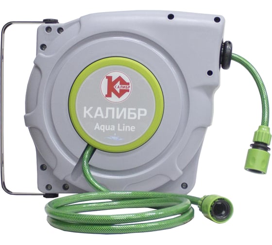 Поливочный шланг на автоматической катушке Калибр ШПАК-15 00000068508 1