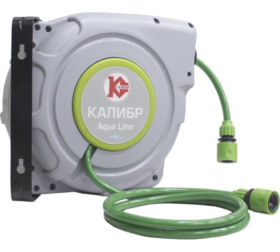 Поливочный шланг на автоматической катушке Калибр ШПАК-15 00000068508