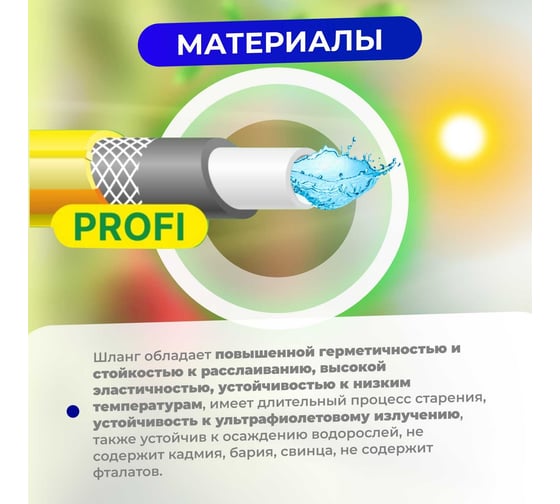 Поливочный шланг STARTUL Garden Profi 1/2", 50 м ST6206-1/2-50