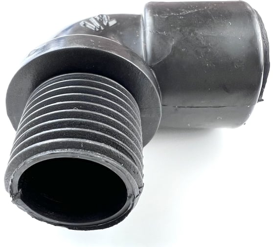 Пластиковый угол Профитт нр 1/2" - вр 1/2" чёрный 1893508