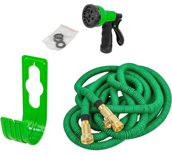 Садовый шланг в комплекте с пистолетом-распылителем WMS Tools 15 м WMC-TG7106006-15M 1