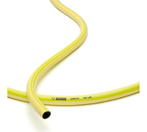 Садовый трехслойный шланг REHAU PRO LINE жёлтый, 3/4", 25 м Б0035073 1