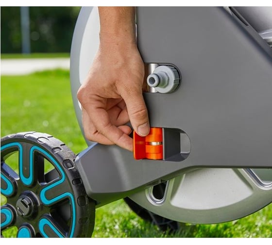 Металлическая тележка для шлангов GARDENA AquaRoll L Easy 18550-20.000.00