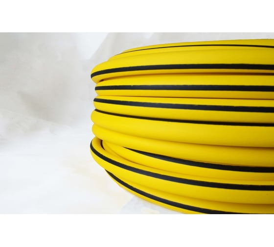 Поливочный армированный шланг PlastCraft partner-black line 3 слойный тэп, 3/4, 50 м PL0080 1