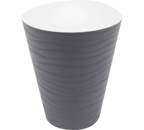 Горшок ООО КЗНМ валенсия антрацит d 17 см, 2,8 л 527662