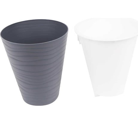 Горшок ООО КЗНМ валенсия антрацит d17, 2 л 528431