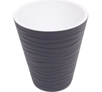 Горшок ООО КЗНМ валенсия антрацит d21,5, 5,2л 529810