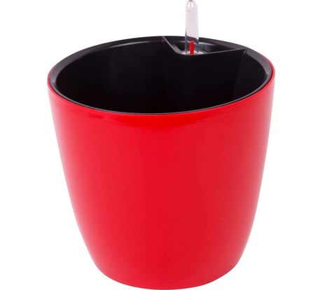 Горшок с автополивом ООО КЗНМ бочка d21 см, красный, 5.5л 528127