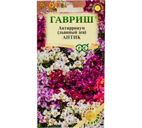 Семена ГАВРИШ Антирринум (Львиный зев) Антик Элитная клумба, 7 шт. 1071856882 1